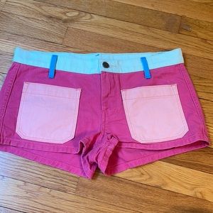 Elizabeth & James Textile Color Block Shorts